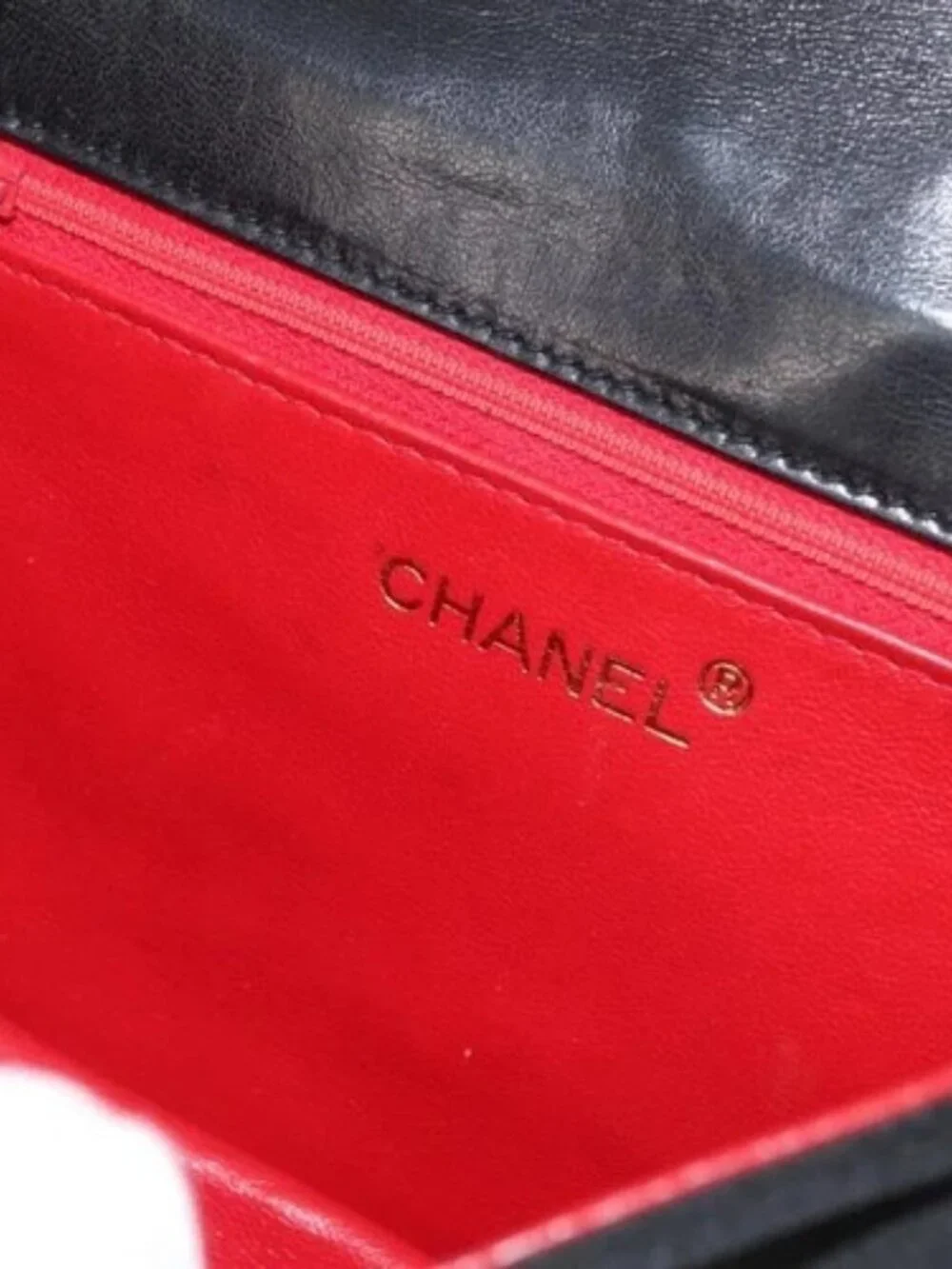 CHANEL Matelasse Chain Shoulder Bag Nylon Black Gold CC Auth 176872